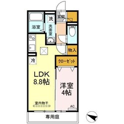 セジュール知空の物件間取画像